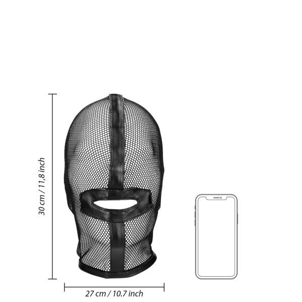 Ouch! Fishnet Mask - Black