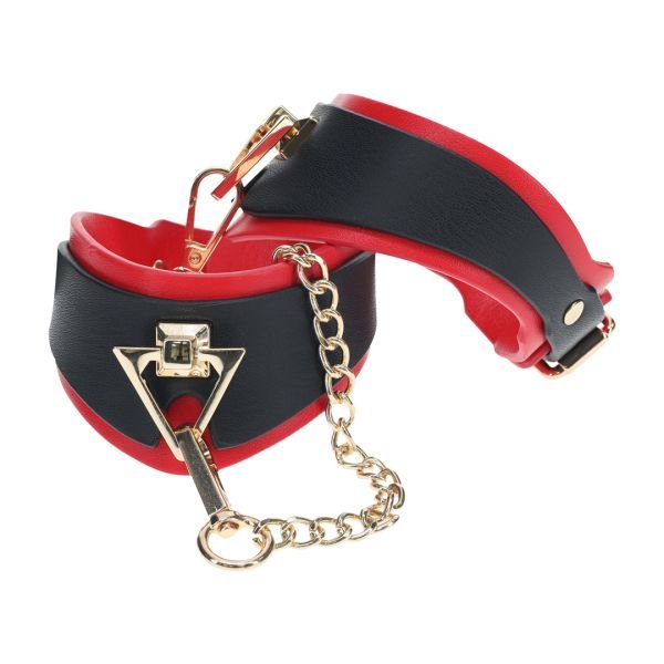 Ouch! Milan Collection - Algemas de Tornozelo - Preto/Vermelho