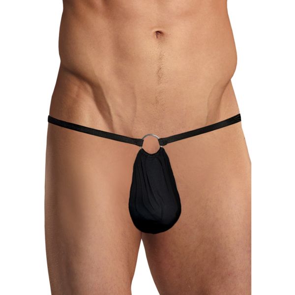 Male Power G-streng med Ring forrest - One Size - Sort