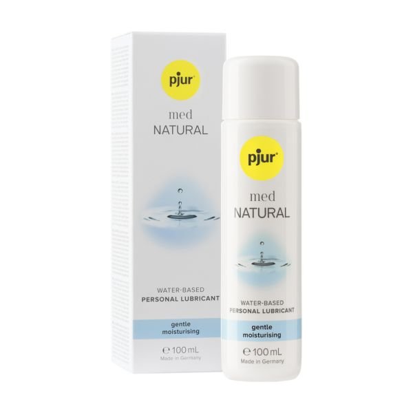 Pjur Med Natural - Mild og fugtgivende vandbaseret glidecreme - 100 ml