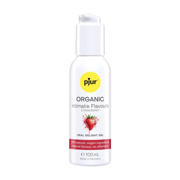 Pjur Organic Intimate Flavours - Mansikka - 100 ml