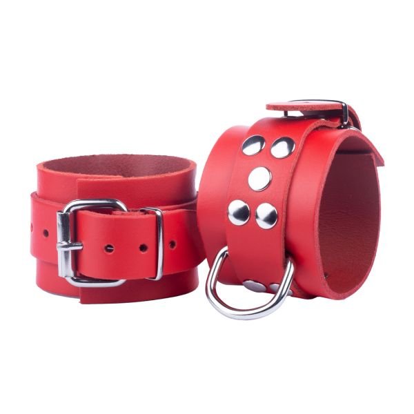 Red Leather Ultra - Algemas de Pele - Vermelho