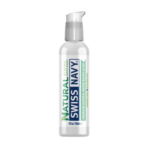 Swiss Navy Natural - Lubrifiant à base d'eau - 118 ml