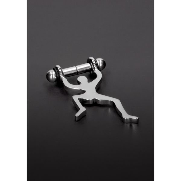 Steel Climbing Man Magnetic Nipple Clamps
