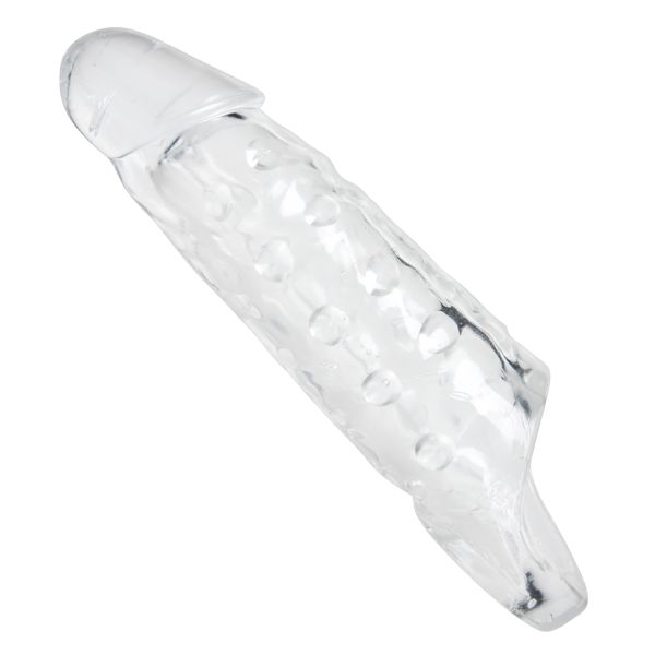 XR Brands Transparent realistisk penis sleeve