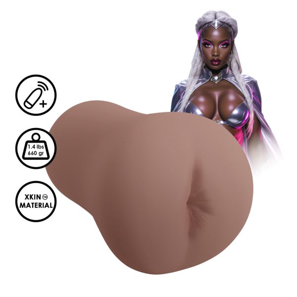XKIN Superheroes Tempest Vibrerande Masturbator - Røv - Brun