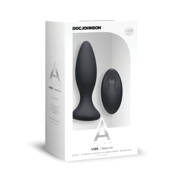 Vibe - Beginners Silicone Anal Plug with Remote - Image 3