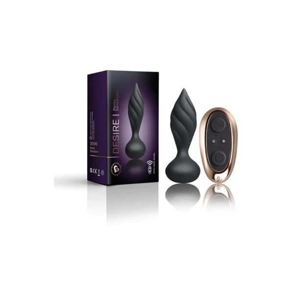 Petite Sensations Desire - Vibrating Butt Plug with Structure - Image 3