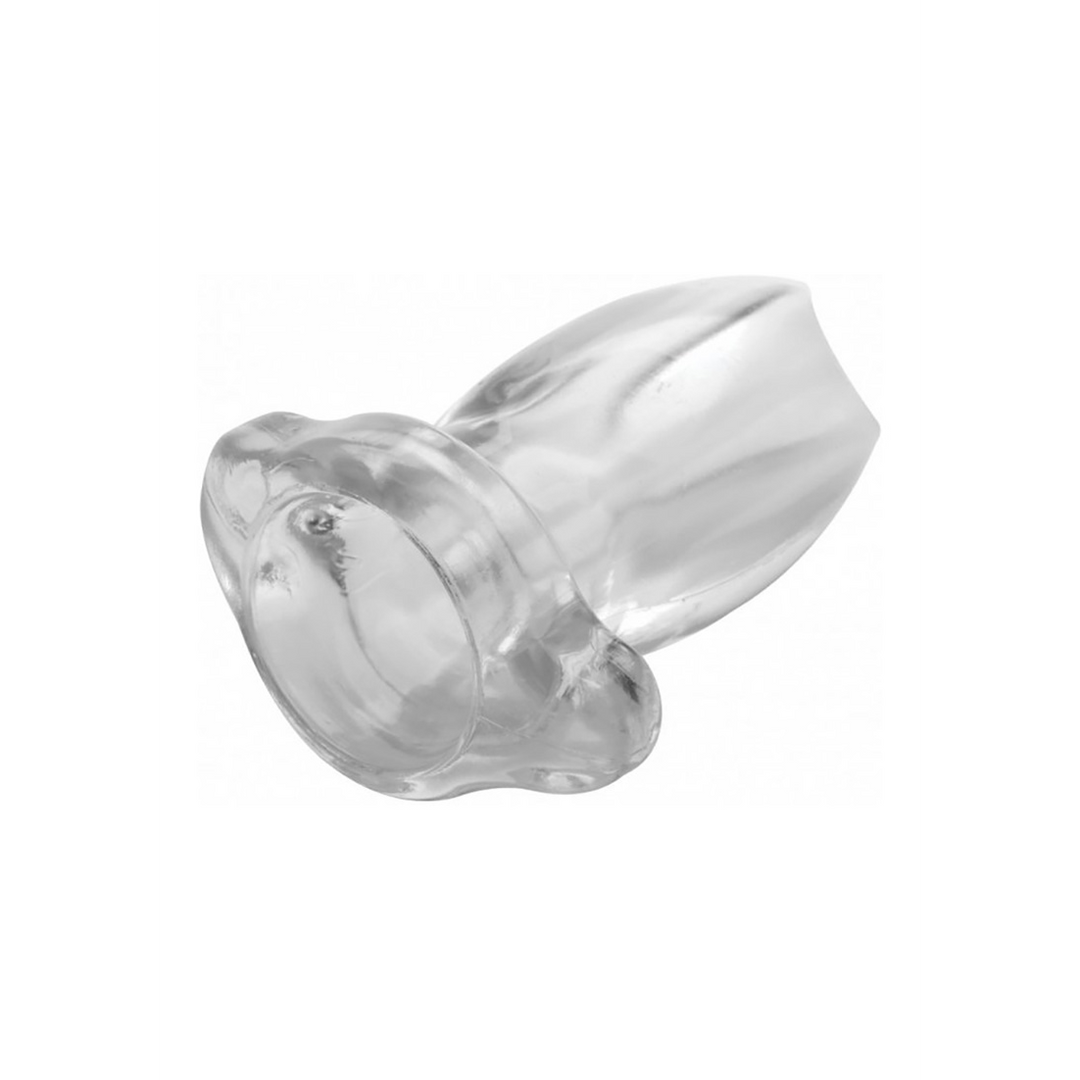 Gape Glory - Transparent Hollow Anal Plug - L