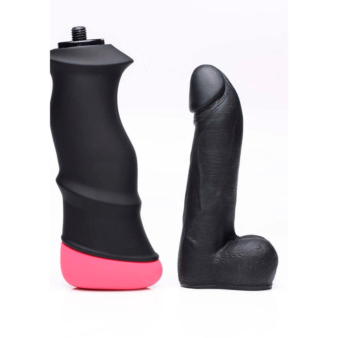 Mega Pounder Hand Held Thrusting Dildo - Image 4
