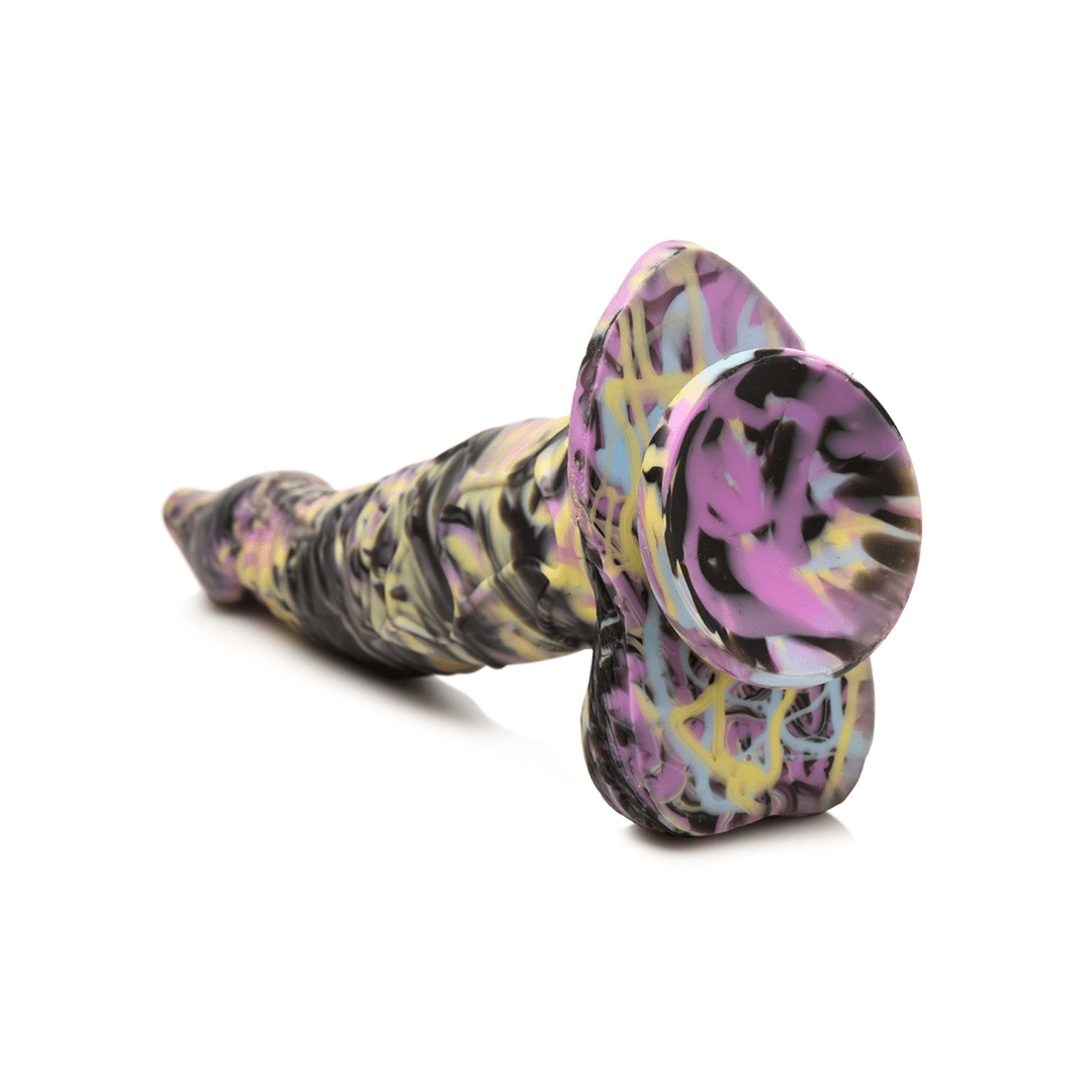 Cyclops Monster - Silicone Dildo - Yellow/Purple/Black - Image 5