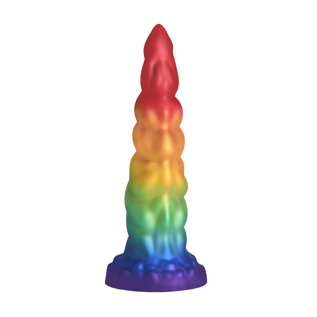 Unicorn Silicone Dildo - Rainbow