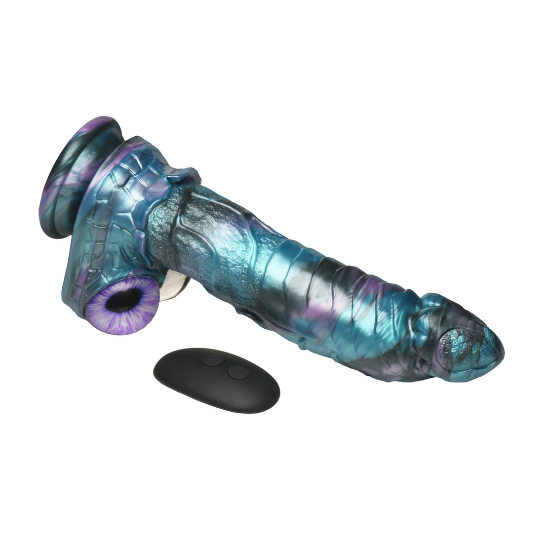 Thrusting and Vibrating Dildo