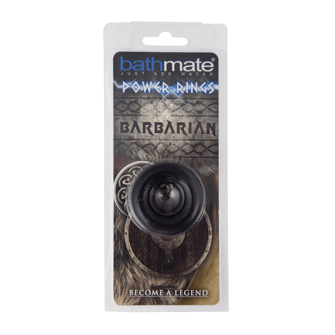 Power Ring - Barbarian - Cockring - Black - Image 2