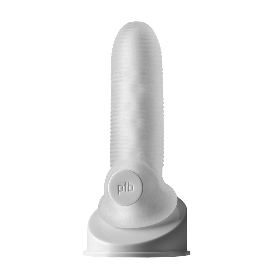 Fat Boy Micro Ribbed Sheath - Dildo - 14 cm