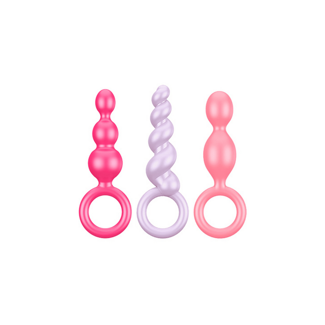 Booty Call - Butt Plug Set 3 Pcs - Pink/Purple/Red - Image 3
