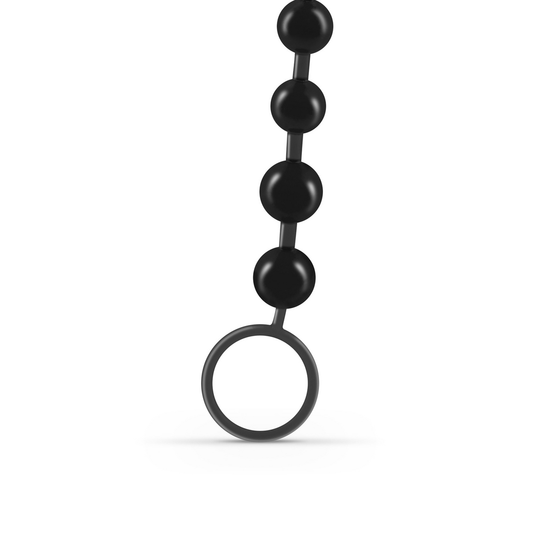 Basic Anal Beads - 10 Bead Chain - Black - Image 4