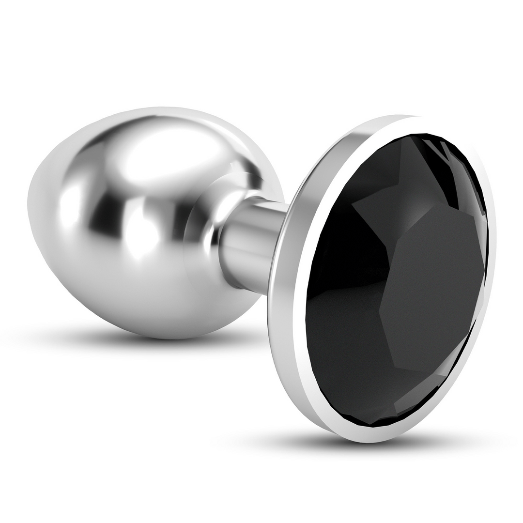 Bijou - Anal Jewel Plug - Large - Black - Image 5