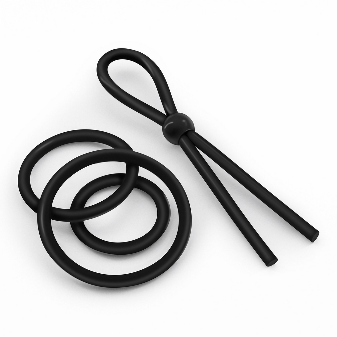 Daltons - Silicone Cockring Set - Black