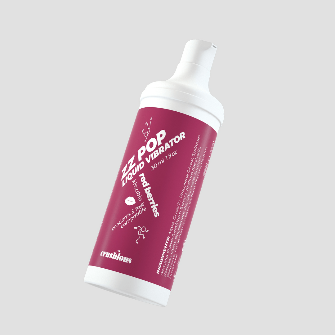 ZZ Pop - Kissable Liquid Vibrator - Red Berries - 1 fl oz / 30 ml - Image 3