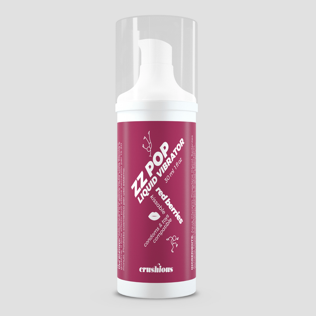 ZZ Pop - Kissable Liquid Vibrator - Red Berries - 1 fl oz / 30 ml