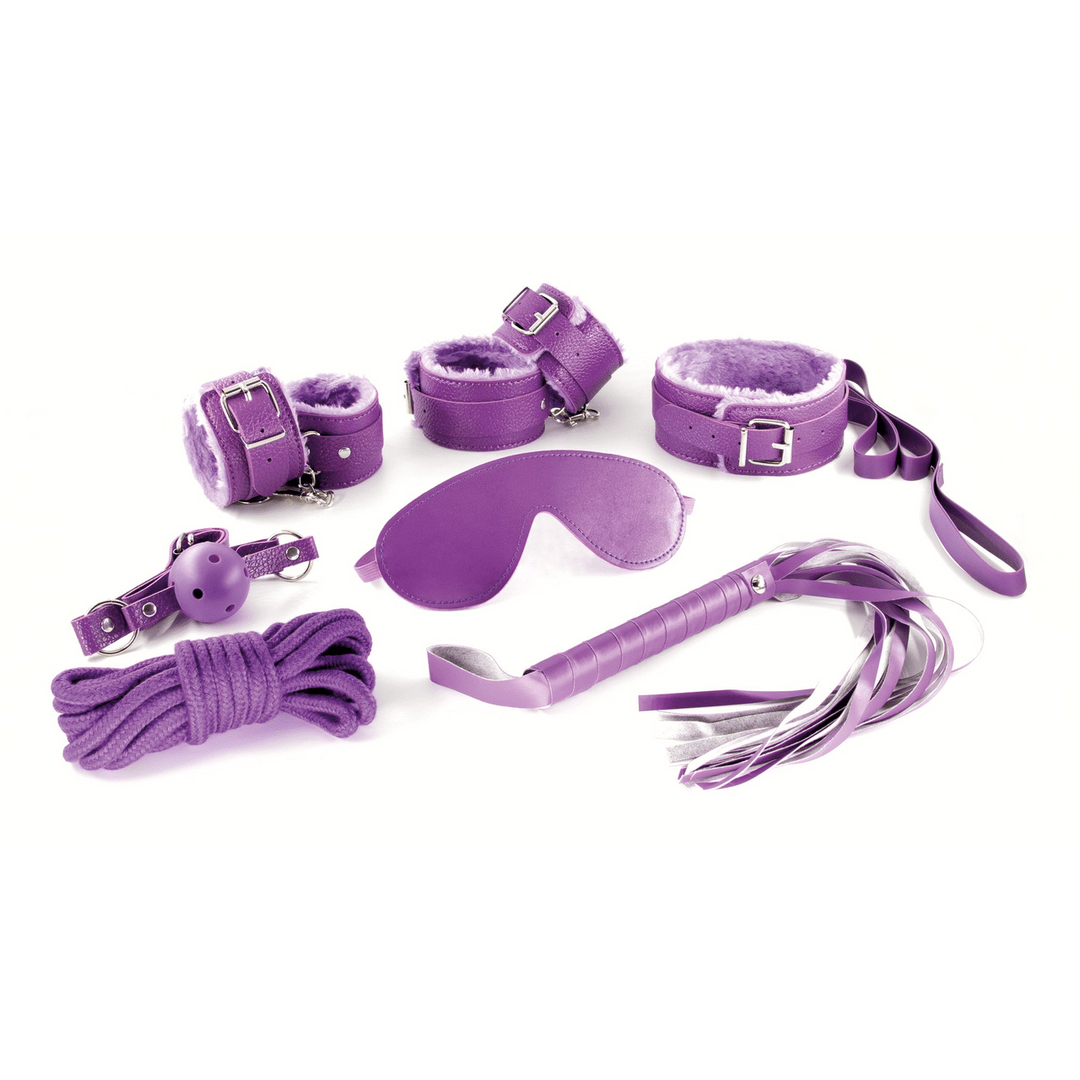 Dungeons and Maidens - 8 Piece BDSM Kit - Purple