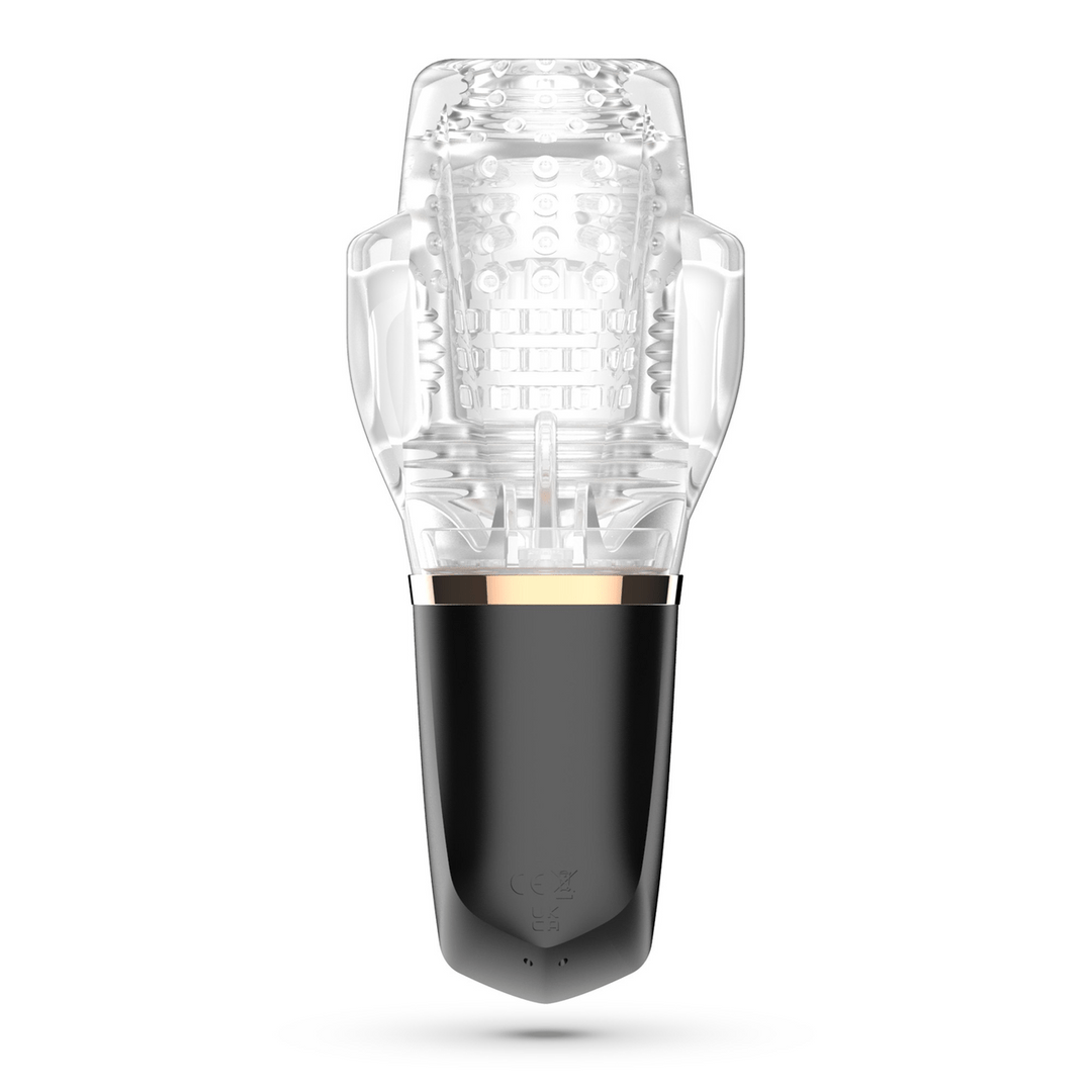 Quasar - Rechargeable Masturbator with Suction - Transparent - Image 5