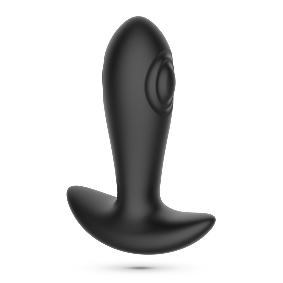 Octo - Tapping Anal Plug with Remote Control - Black - Image 5