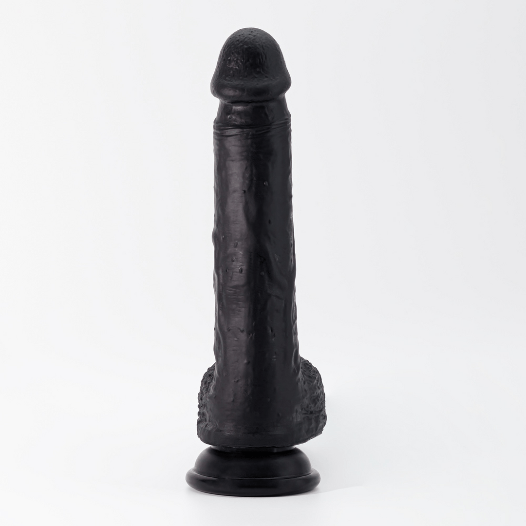 Inviktus - Liquid Silicone Dildo - 8 / 22 cm - Black - Image 3