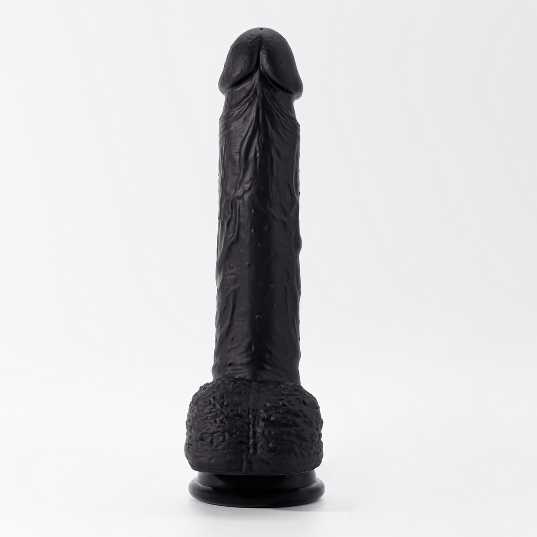 Inviktus - Liquid Silicone Dildo - 8 / 22 cm - Black - Image 4