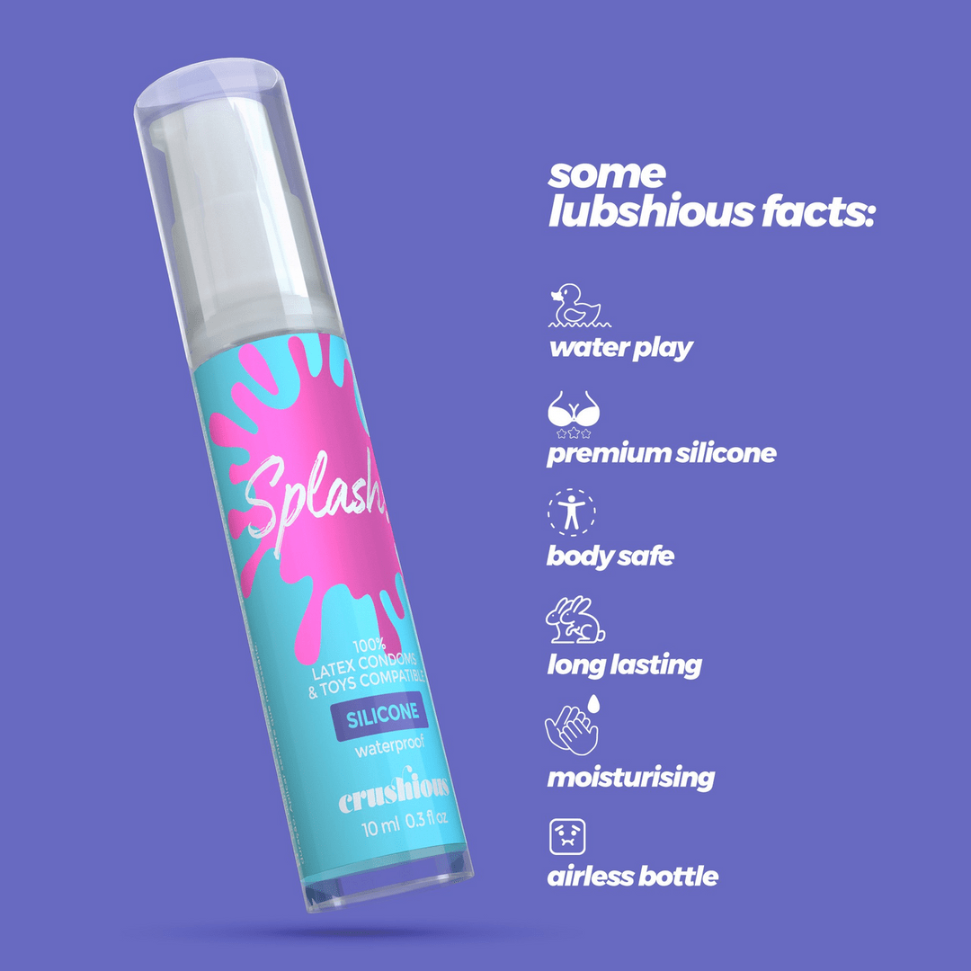 Splash - Silicone Lubricant - 0.3 fl oz / 10 ml - Image 5