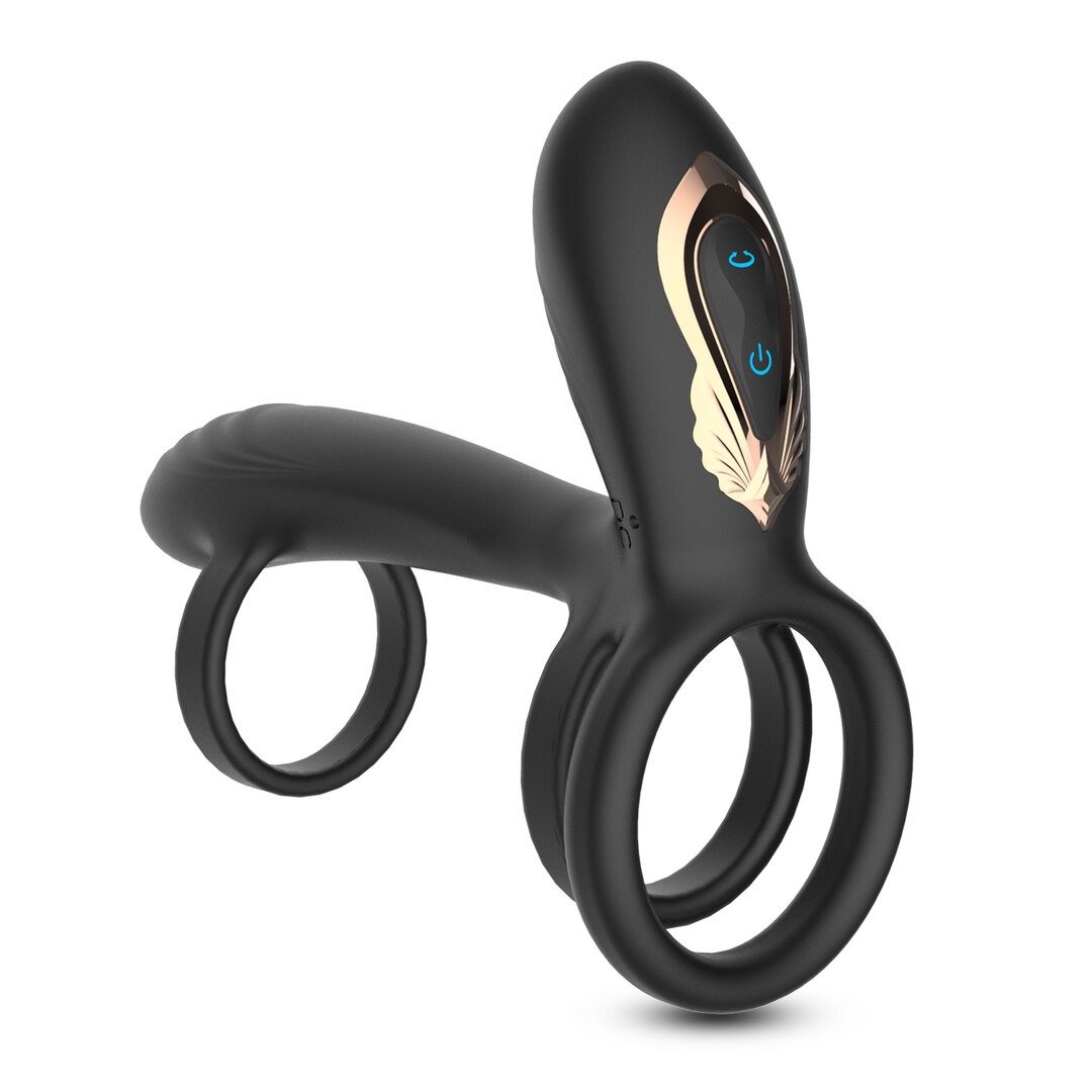 Tornado - Rotating Penis Armour - Black