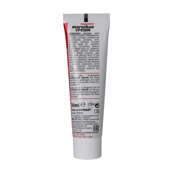 Penis Marathon - Stimulation Cream - 30 ml - Image 3