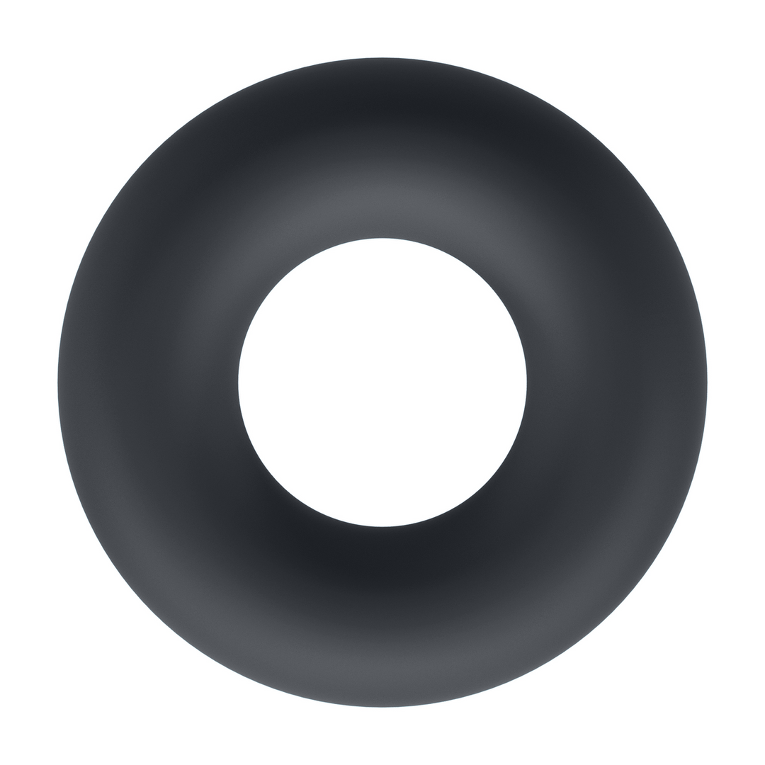 Liquid Silicone Cockring - S - Black