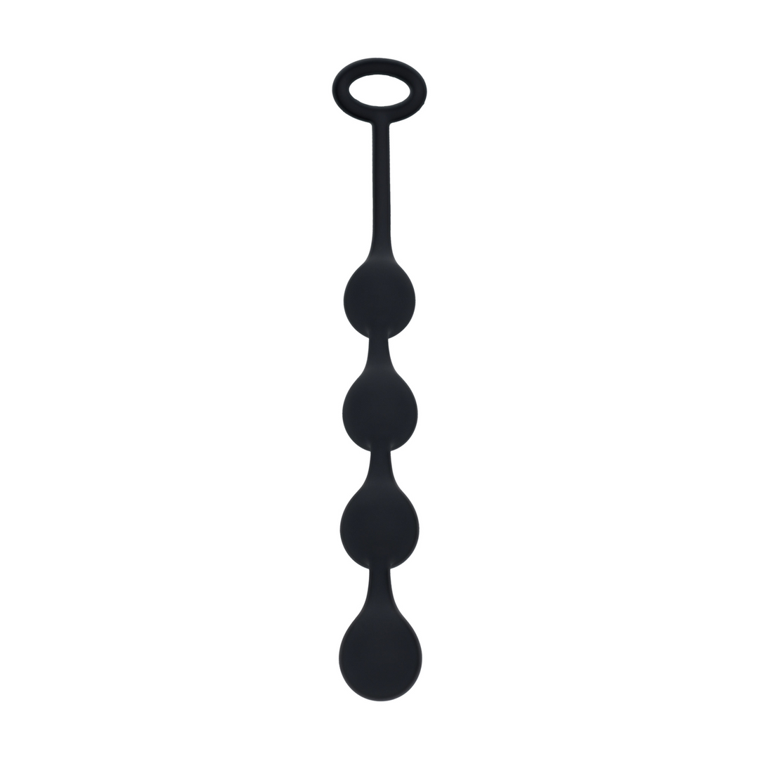 Waterdrop Silicone Anal Balls - S - 20mm - Black