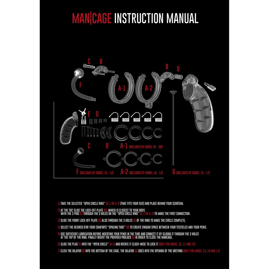 Model 16 Chastity Cock Cage with Urethral Sounding - 11,5 cm - Image 4