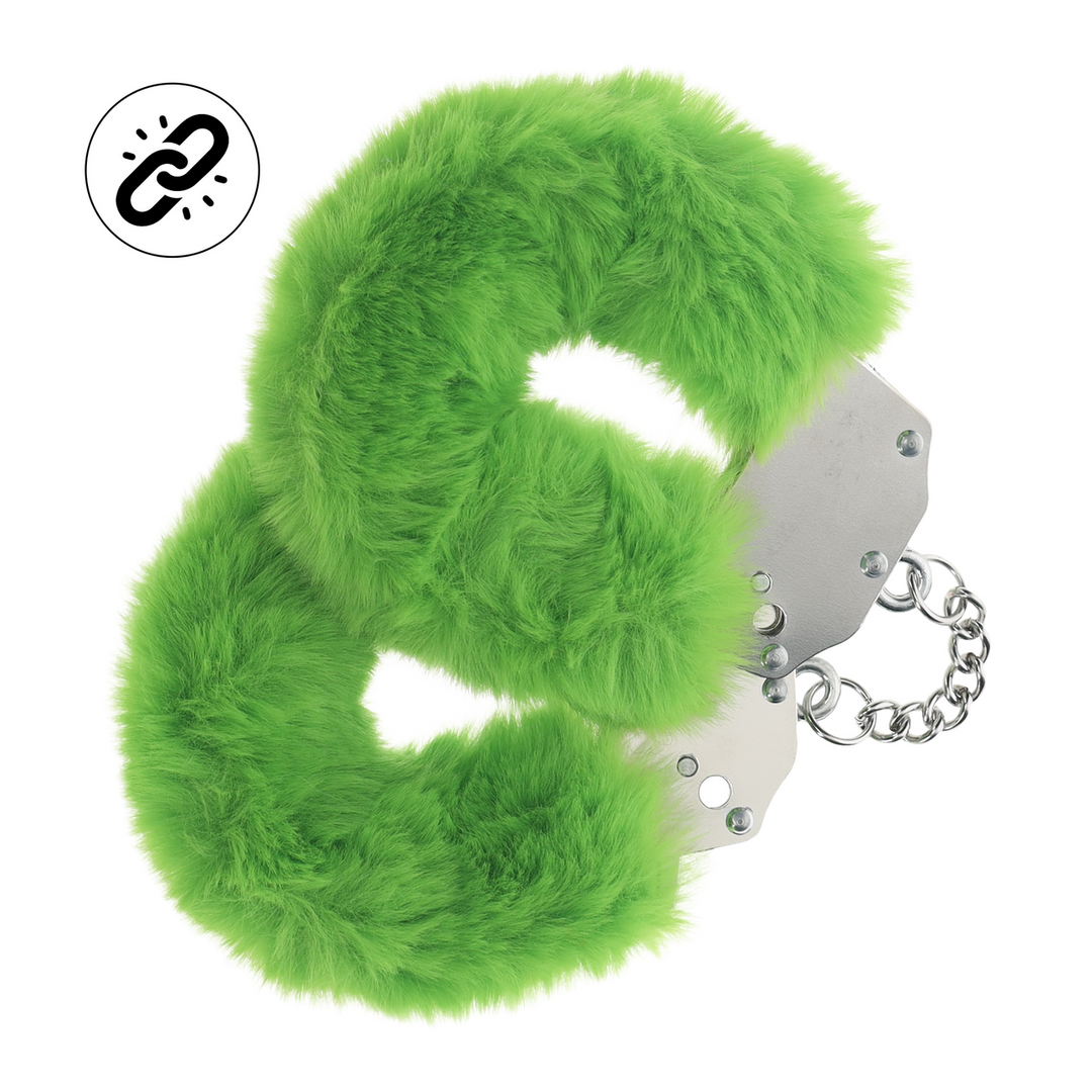 Heavy-duty Fluffy Handcuffs - Green