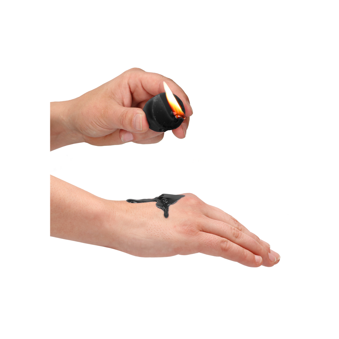 Tease Candles - Disobedient - 4 Pieces - Black - Image 4