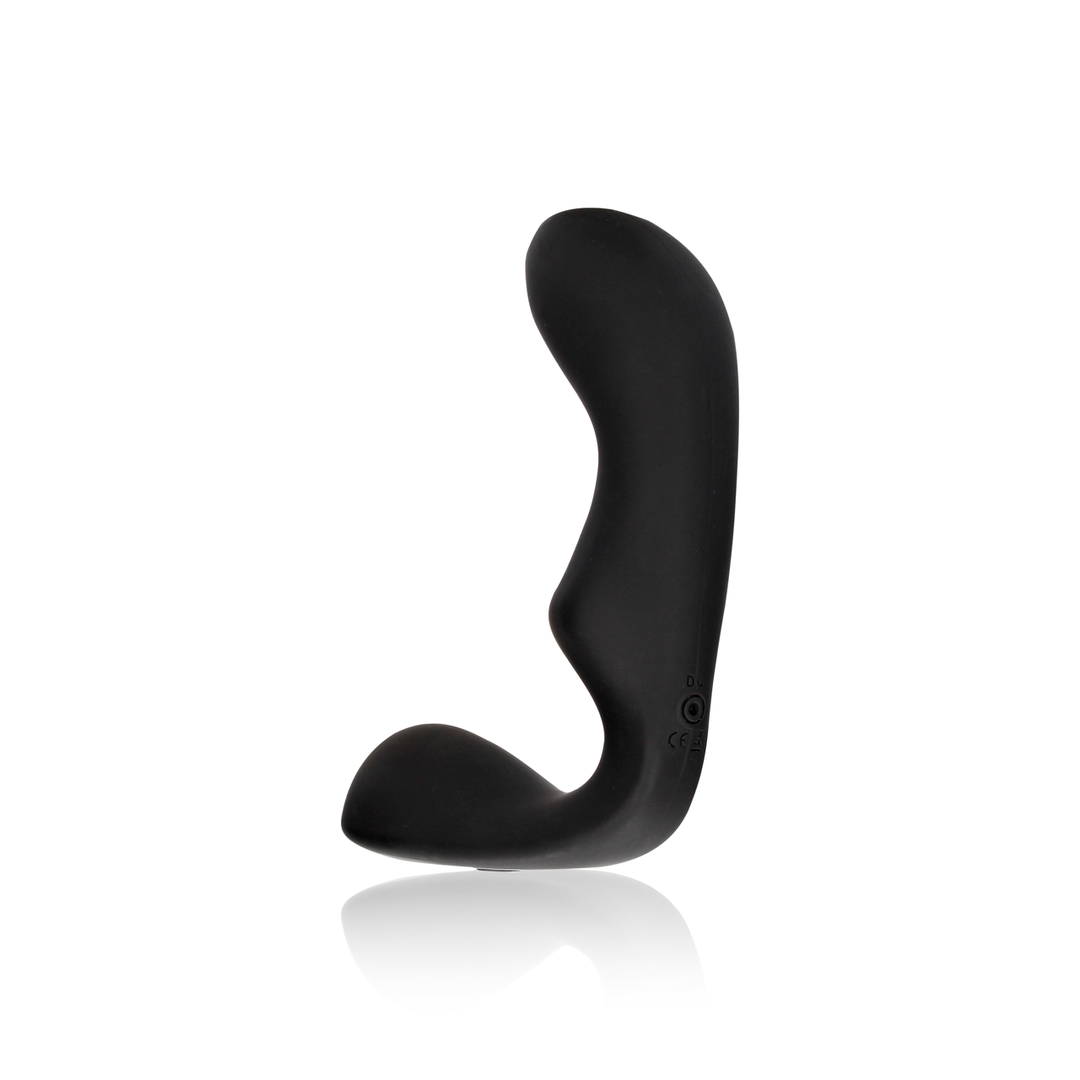 Pointed Vibrating Prostate Massager with Remote - Black - Image 5