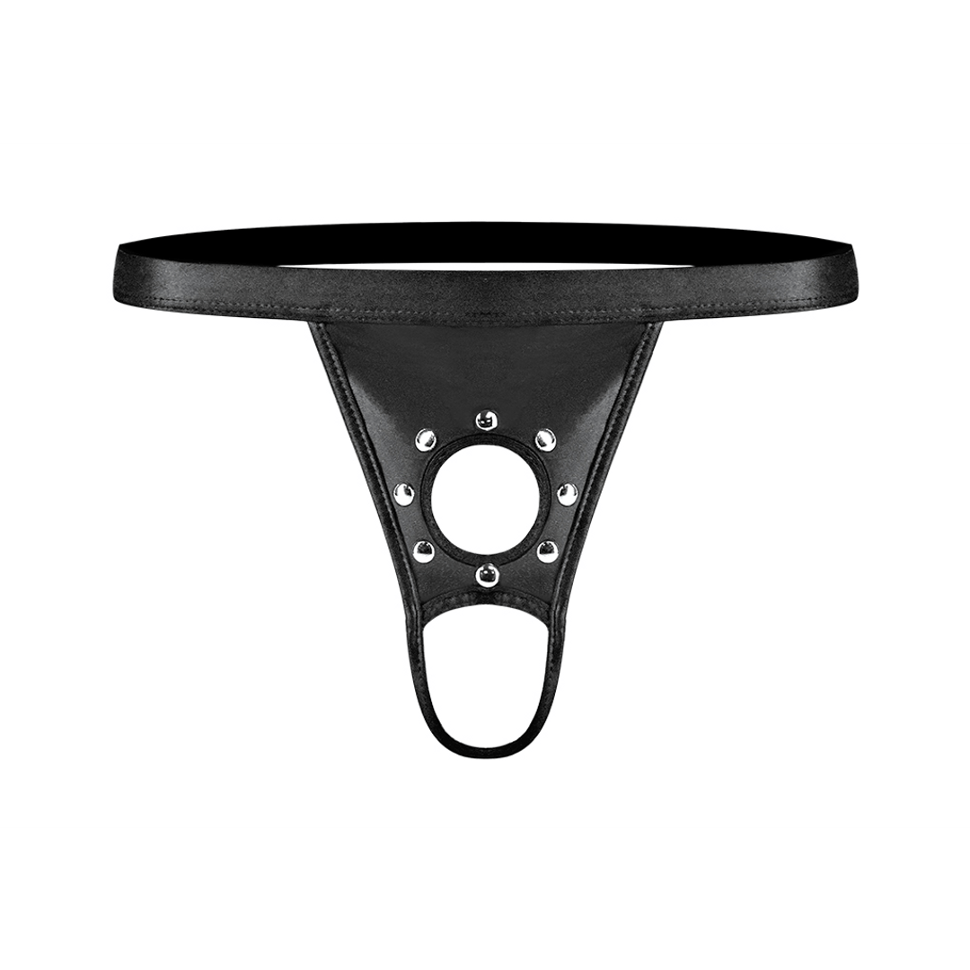 Appolo - Mitjó elèctric amb tall rodó i esquena oberta - L/XL - Negre - Imatge 3