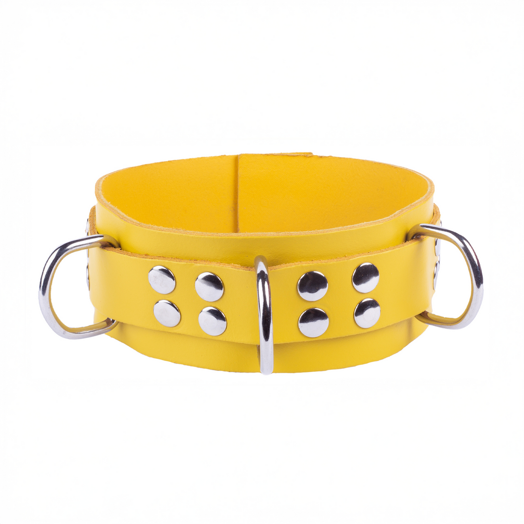 Ultra Leather Necklace - Yellow