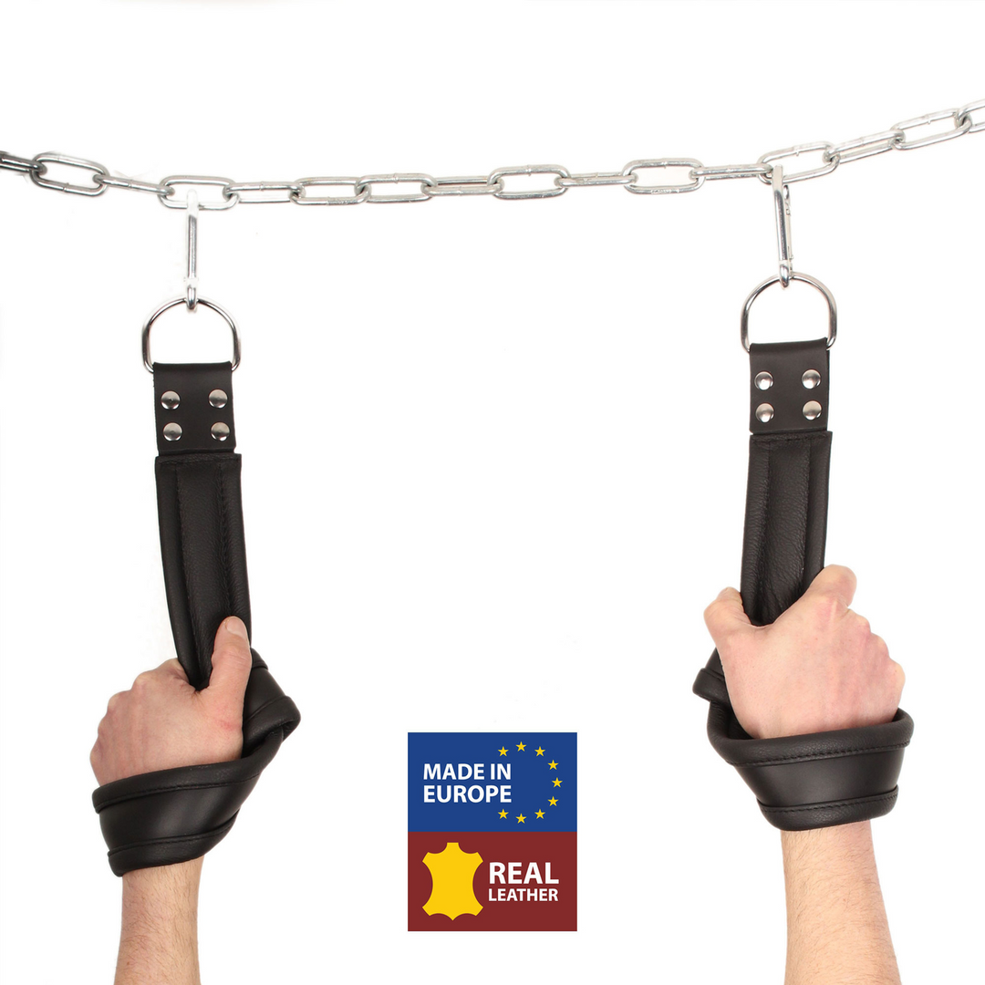 Leather Suspension Handcuffs