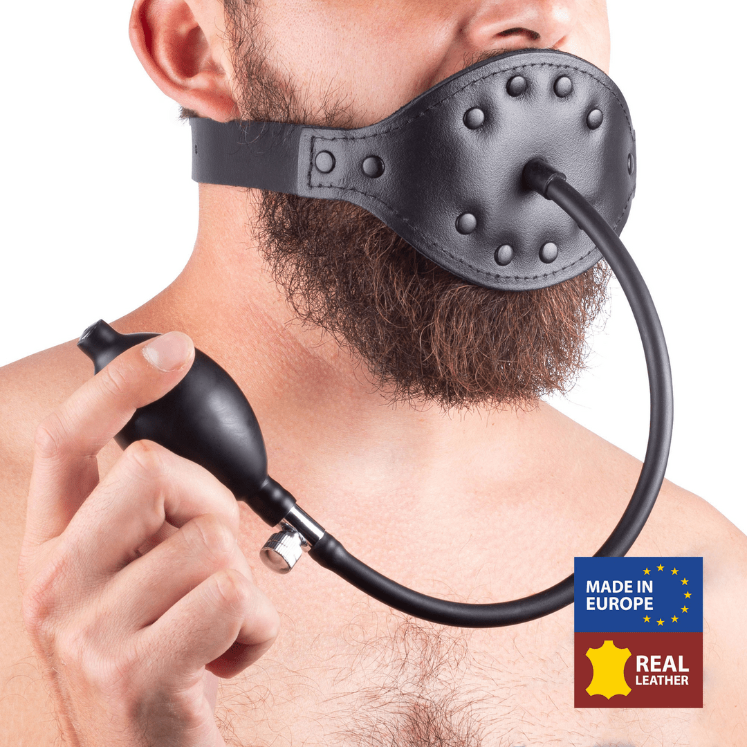 Gag with Inflatable Ball