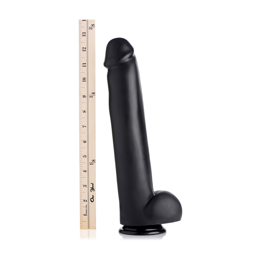 The Master - Dildo with Suction Cup - Black - Image 5