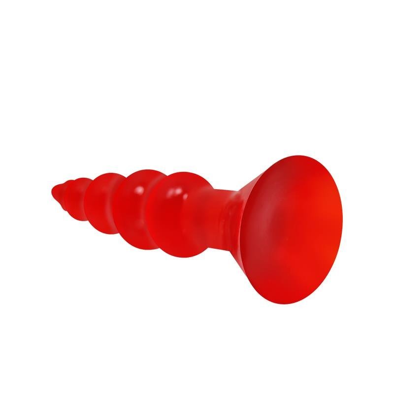 Bulbous Shaped Butt Plug Orange