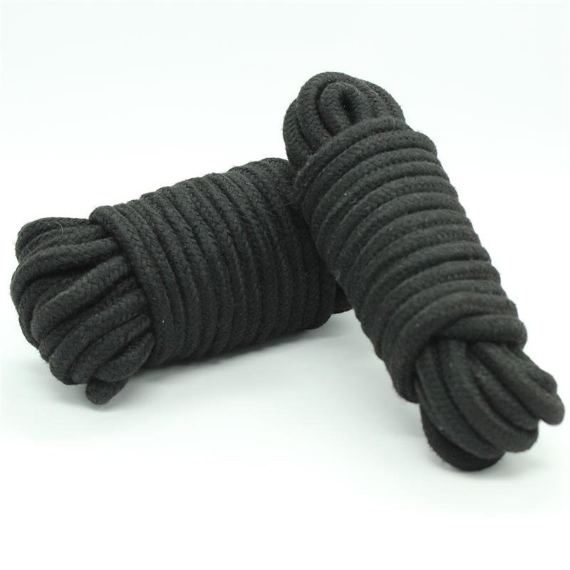 Bondage Cotton Rope 10mtr Black