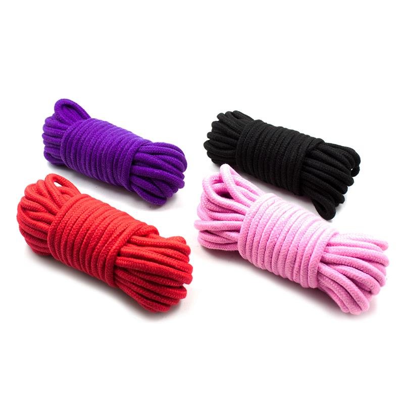 Bondage Cotton Rope 10mtr Black