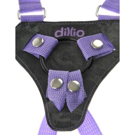 Strap-On Suspender Harness Set Purple