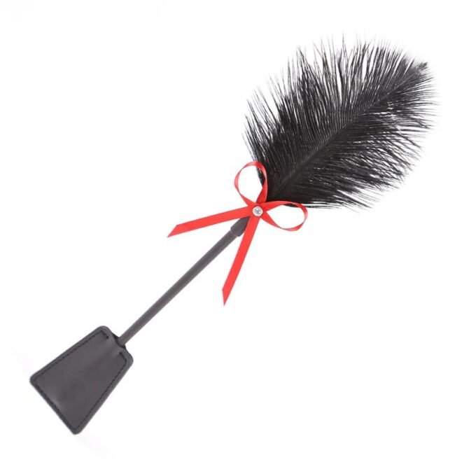 Feather Tickler and Paddle 36cm Red/Black