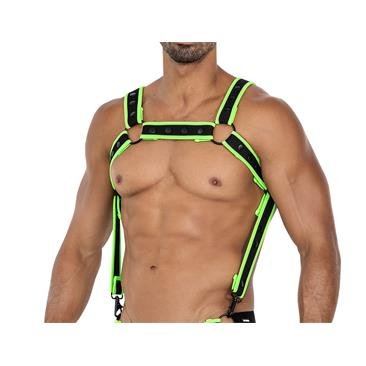 Chest Harness Neon Green